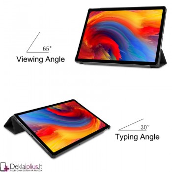 Dirbtinės odos atverčiamas dėklas - juodas (planšetei Lenovo ideaTab P11 Pro J706F) Dirbtinės odos atverčiamas dėklas - juodas (planšetei Lenovo ideaTab P11 Pro J706F)
